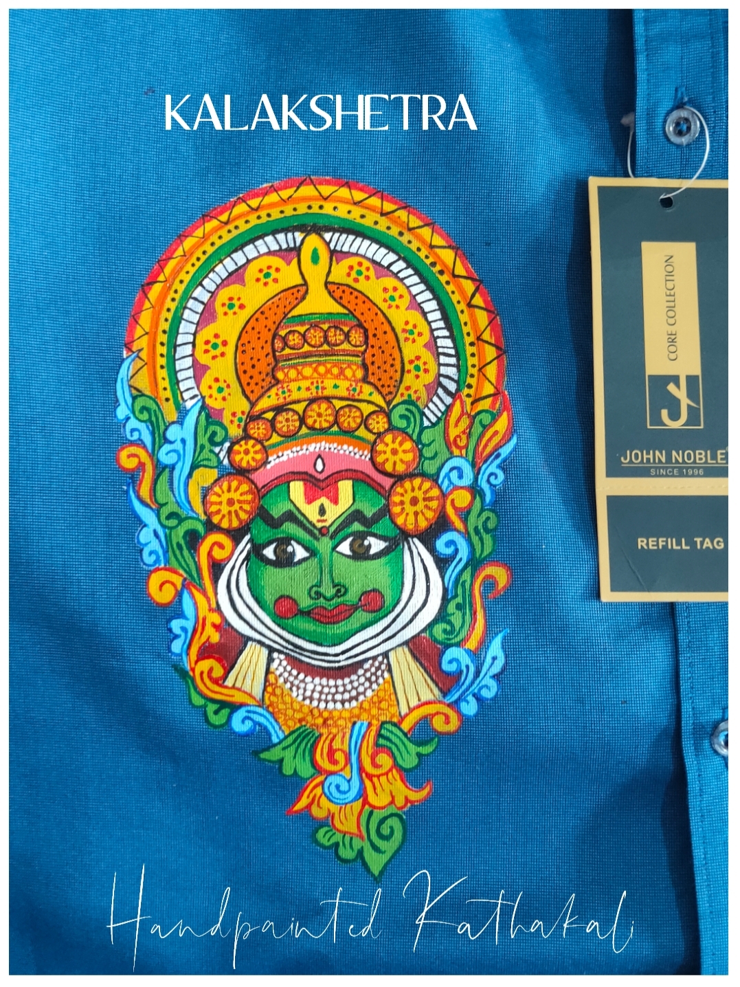 Kathakali Maestro — hand-painted Test Description